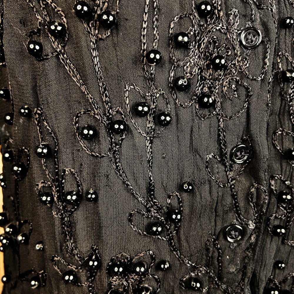 80's Jakelin Maxi Dress S FLAWS Witchy Whimsygoth Goth Fairy Grunge Thrashed - Picture 9 of 16
